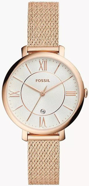 Fossil Armbanduhr, Quarz, Edelstahl, Roségold, Damen - Bild 1