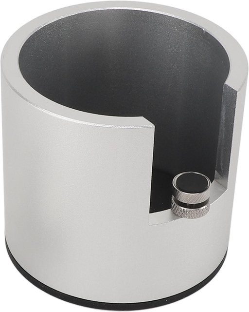 KaiSai Tampstation Siebträgerhalter und Tamperständer aus Aluminiumlegierung, höhenverstellbar, silber, passend für 51mm, 53mm und 58mm Siebträger - Bild 1