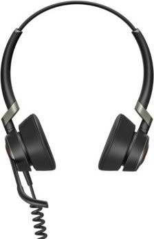 Jabra Engage 50 Binaurales Headset mit USB-C, Noise-Unterdrückung und Busylight in Schwarz - Bild 1
