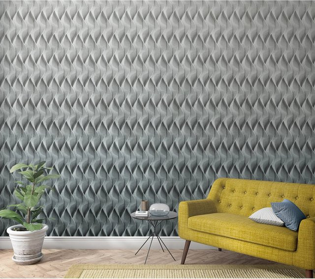 Marburg Vliestapete Smart Art Easy mit grafischem 3D-Motiv in Grau, Breite: 159 cm, Höhe: 270 cm - Bild 1