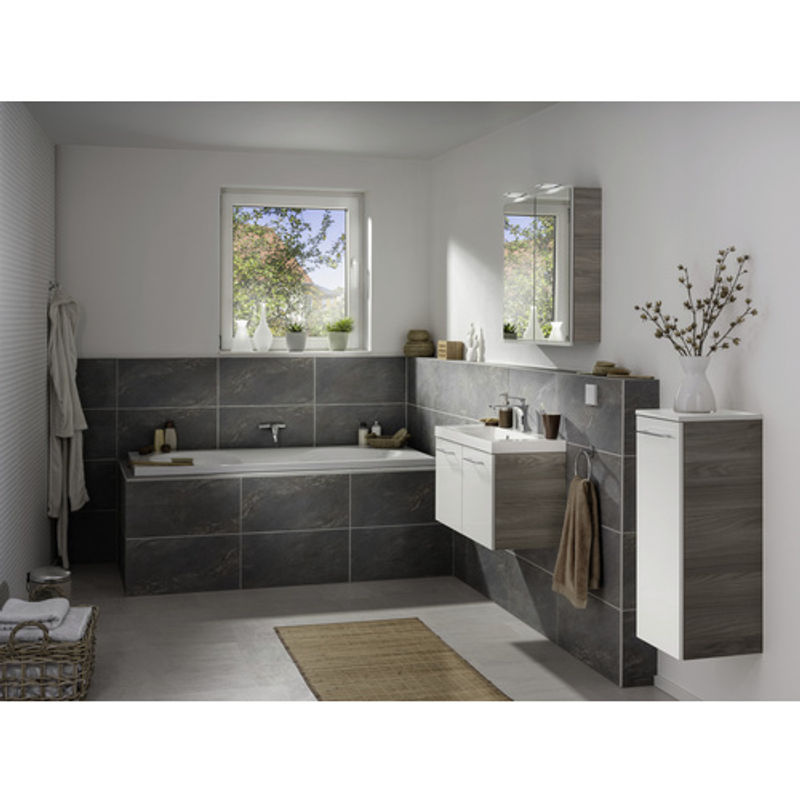Fackelmann Bad-Hängeschrank Lima in Weiss mit Soft-Close-Türen, B/H/T: 30,5 x 81 x 32 cm - Bild 2