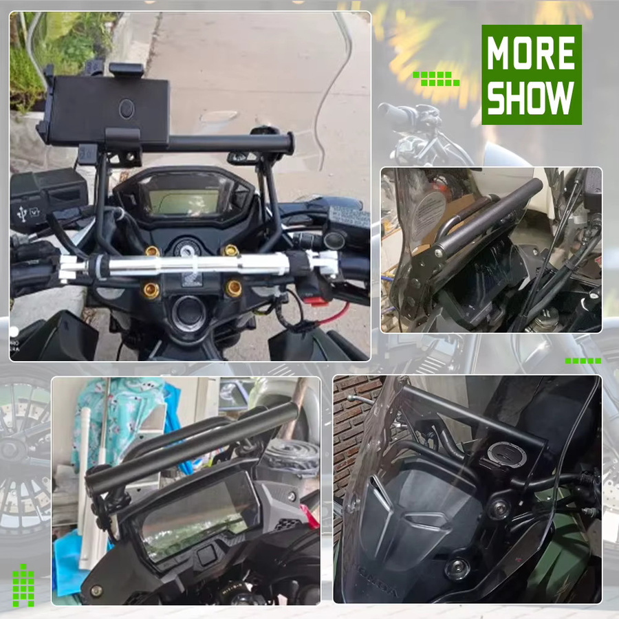 Motorrad Smartphone GPS Halterung für Honda CB500X CB500 2015-2023 in Schwarz - Bild 5