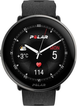 Polar Ignite 3 Smartwatch mit GPS und Herzfrequenzmessung in Schwarz