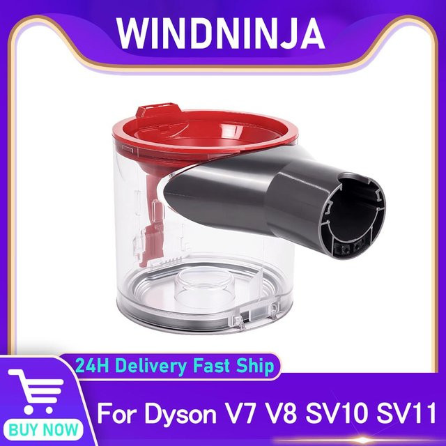 Dyson Ersatz Staubbehälter für V7 V8 SV10 SV11, transparent - Bild 1