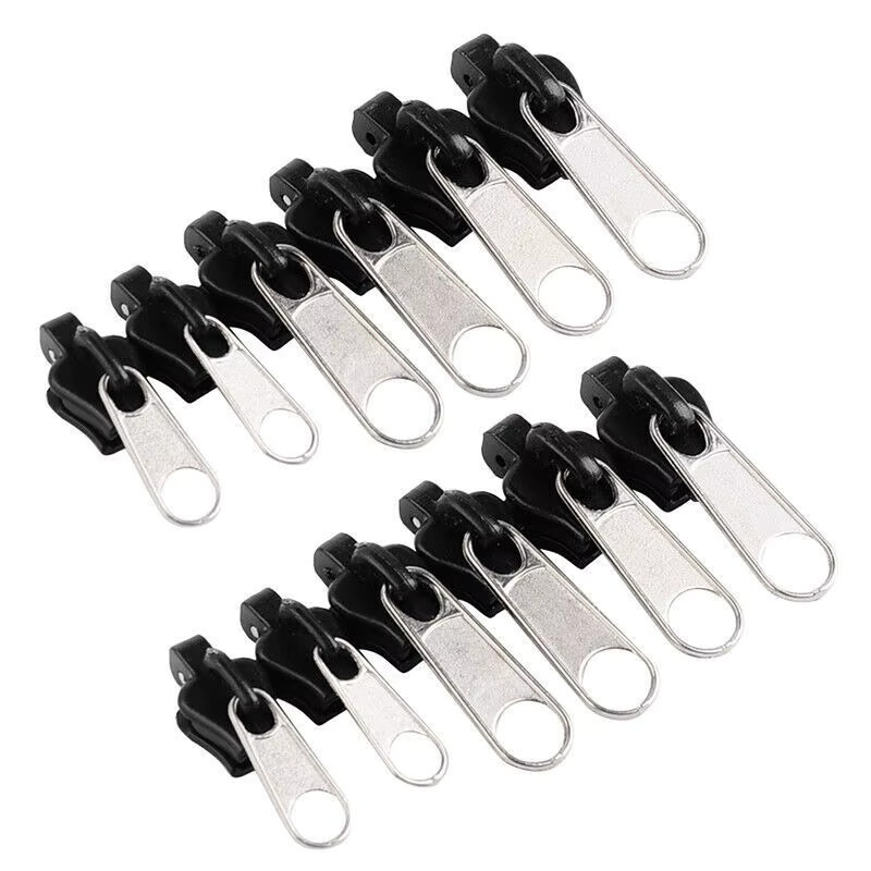 Universal Reißverschluss Reparaturset aus Kunststoff in Schwarz für DIY Nähwerkzeuge in 3 Größen - Bild 2