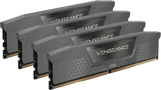 Corsair Vengeance DDR5 Arbeitsspeicher 64 GB Kit 4 x 16 GB 6000 MHz Schwarz Grau - Bild 1