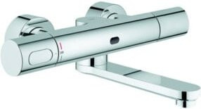 Grohe Eurosmart CE Infrarot-Waschtischwandarmatur mit Sensor, Chrom, Ausladung: 25,5 cm - Bild 1