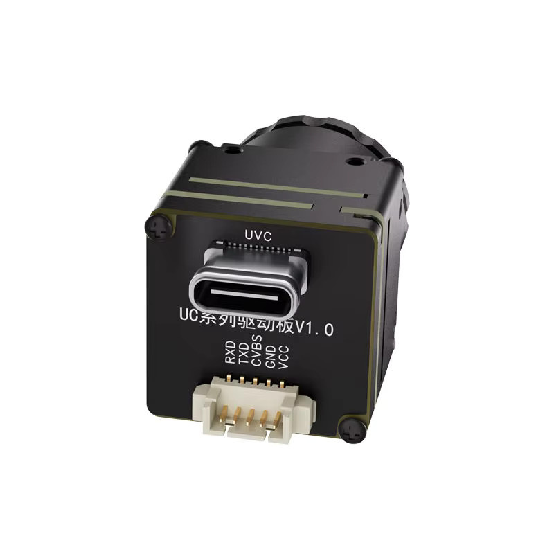 Dual-Interface Wärmebildkamera-Modul für Drohnen mit 640 CVBS MIPI UC Digital Typ C Analog Anschluss in Schwarz - Bild 3