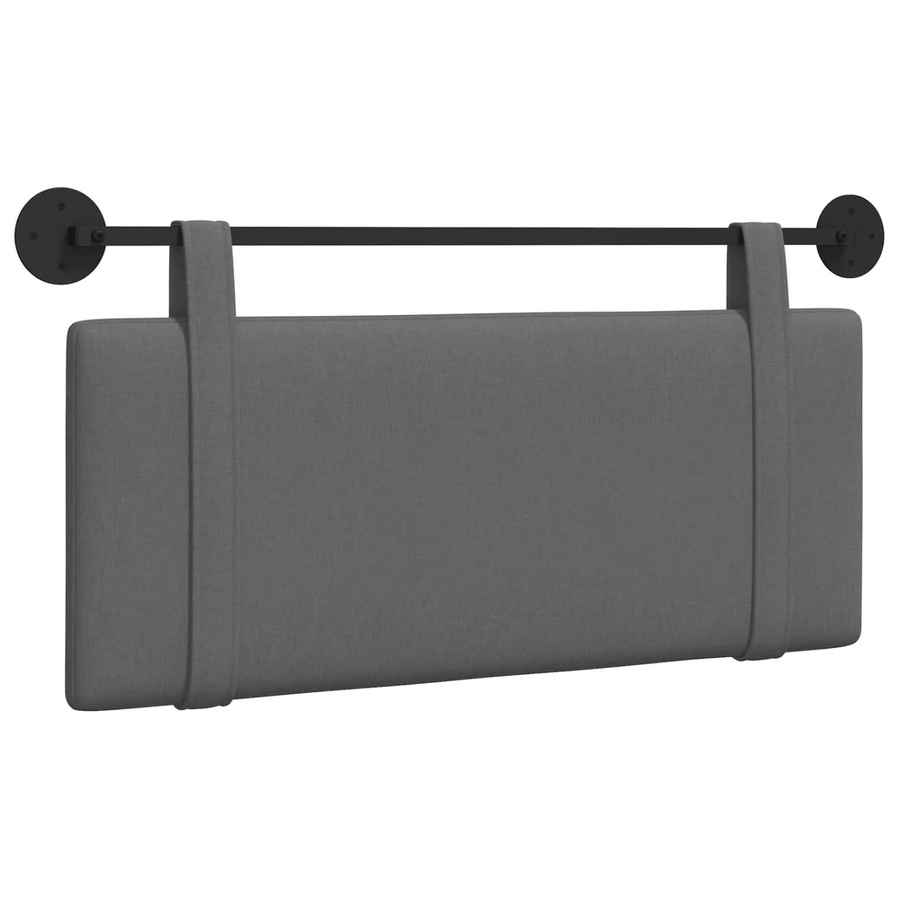 vidaXL Wandmontiertes Polsterpaneel Dunkelgrau B: 110 cm, H: 55 cm, T: 5 cm - Bild 2