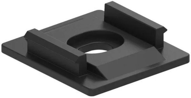 FeNau LED-Nutrohr Befestigung PA GF30 in Schwarz, 10er-Set für Trägerprofil - Bild 1