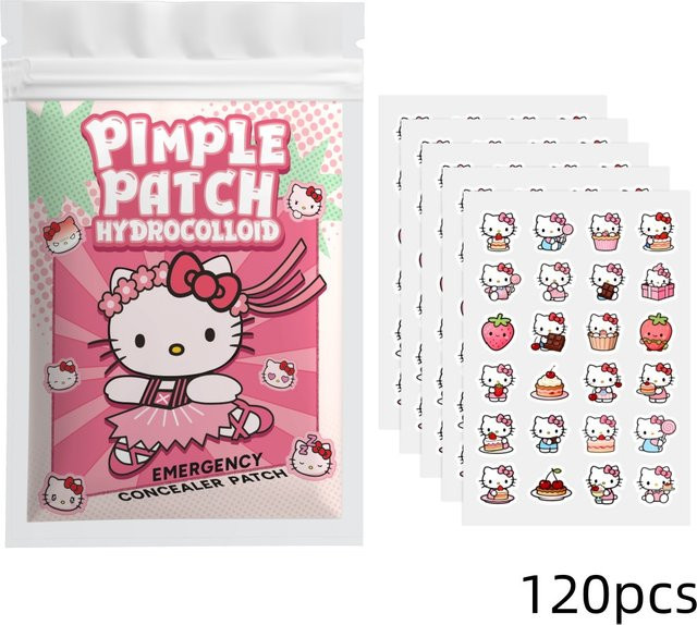 Sanrio Hello Kitty Akne-Pflaster Hydrogel, 120 Stück - Bild 1