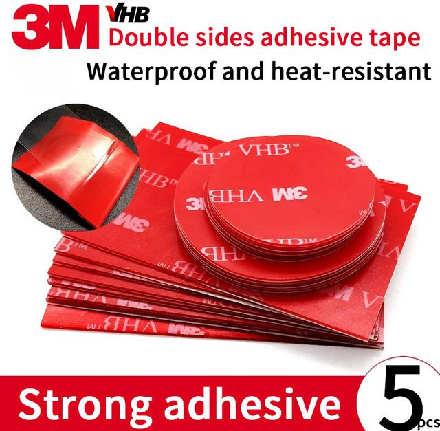 3M VHB doppelseitige Klebefolie transparent, hochtemperaturbeständig und stark haftend - Bild 1