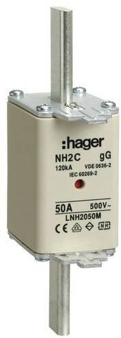 Hager NH-Sicherung LNH2050M 50A Set mit 3 Stück in Weiß - Bild 1