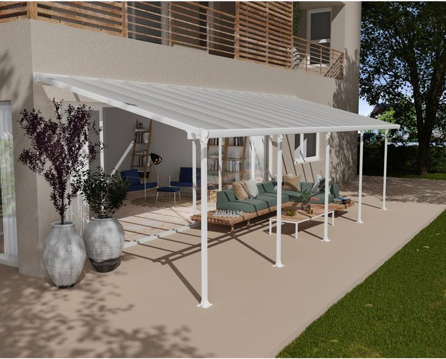 Palram Canopia Terrassenüberdachung Feria Weiß, Wandmontage, B: 300 cm, T: 915 cm - Bild 1