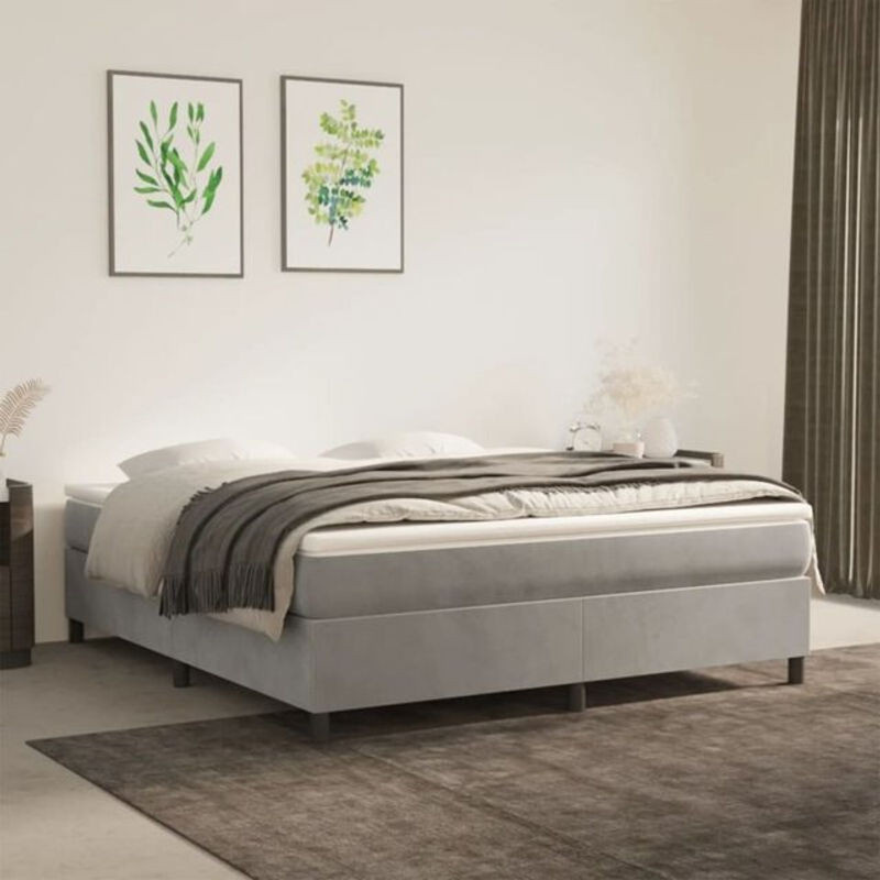 vidaXL Matratzenauflage Topper Weiß B/T/H: 200 x 180 x 5 cm - Bild 1