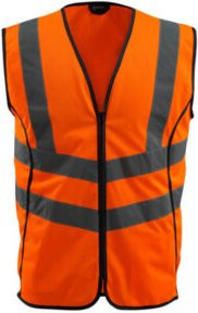 Mascot Wingate Verkehrsweste in Orange, Größe M, nach EN ISO 20471 Class 2 - Bild 1