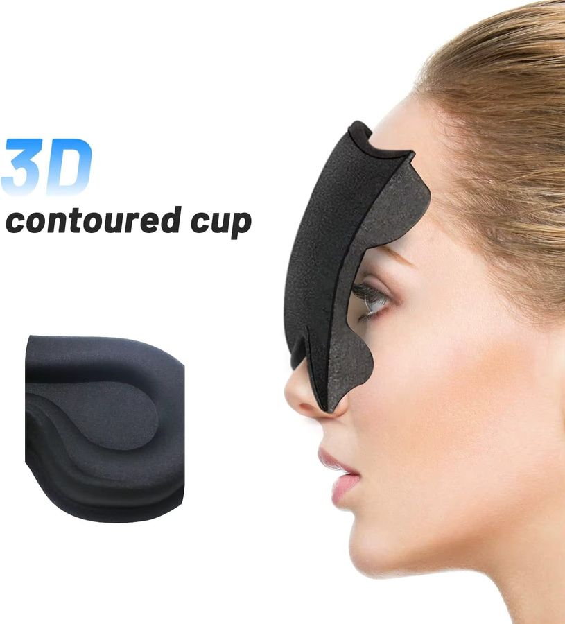 FODRK Schlafmaske, 3D-Augenbinde, Unisex - Bild 2