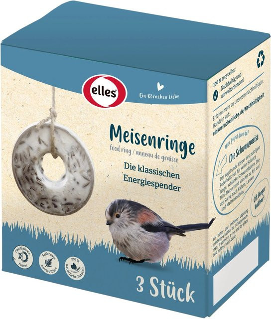 Elles Wildvogelfutter Meisenringe, 3 Stück - Bild 1