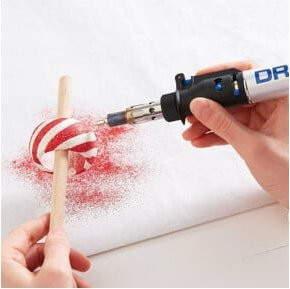 Dremel Versatip 2000-7 Gaslötkolben Set in Grau mit Lötspitze, Heißgasdüse und Schneidespitzen - Bild 5