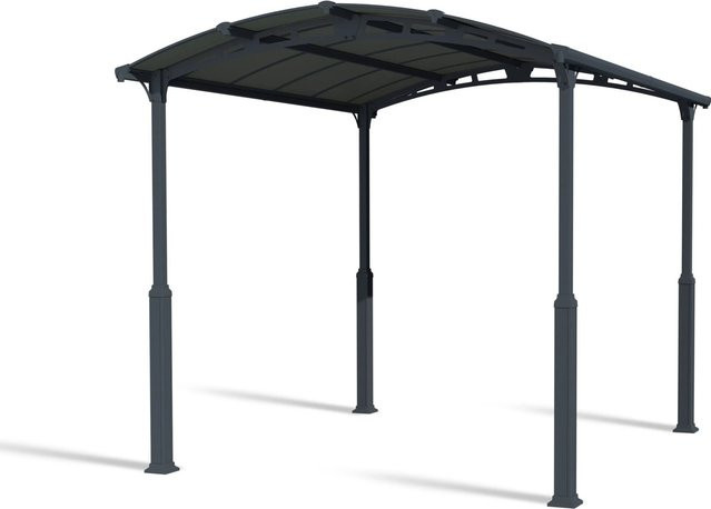 Canopia Carport Alpine in Grau mit Polycarbonat-Dach und integrierten Regenrinnen, B/T: 435 x 359 cm - Bild 1