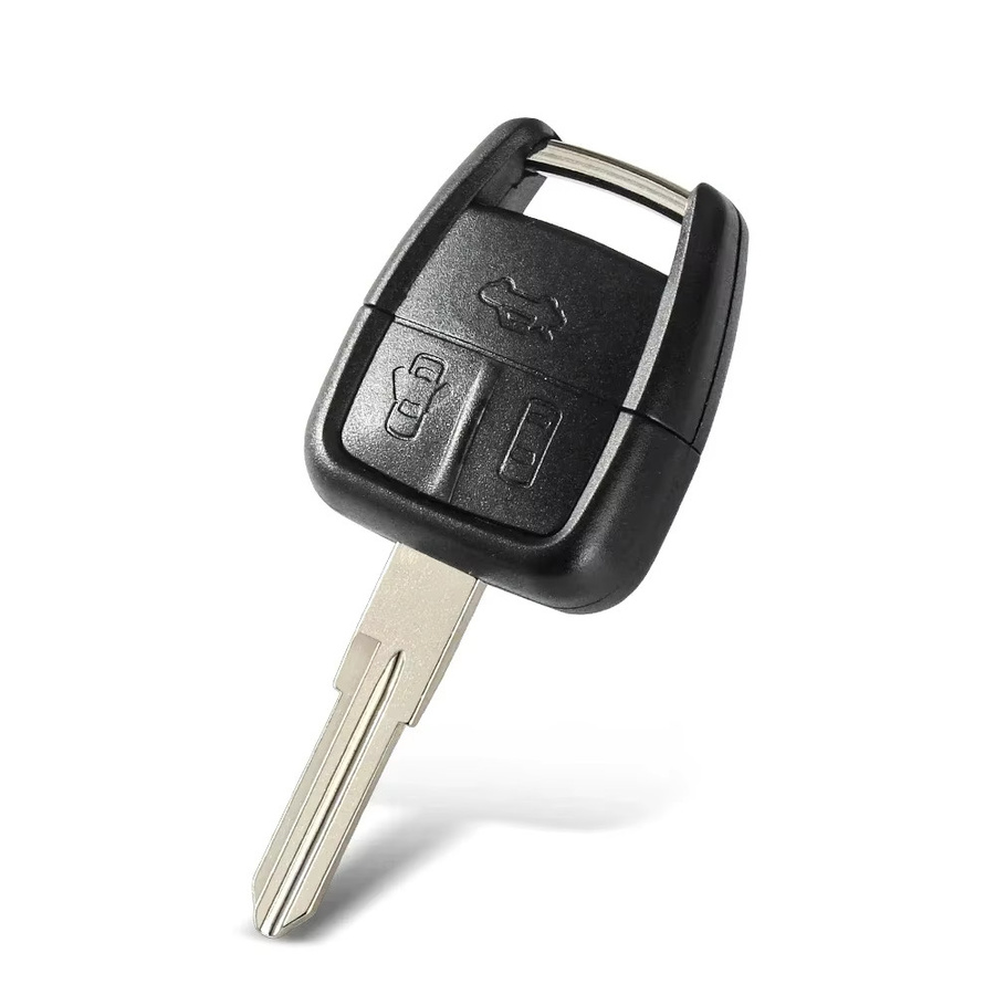 Keyyou Ersatzgehäuse für Chevrolet Cruze und Aveo sowie Opel, 3 Tasten Auto Fernbedienung Abdeckung, Farbe: Schwarz, Modell YM-28 - Bild 2