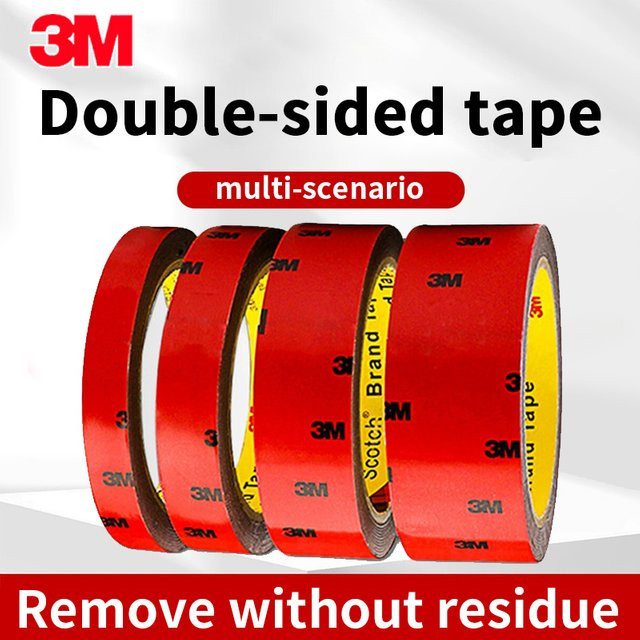3M doppelseitiges Schaumstoff-Klebeband in Rot für Kfz-Dekoration und Heimgebrauch, wasserdicht und nahtlos - Bild 1