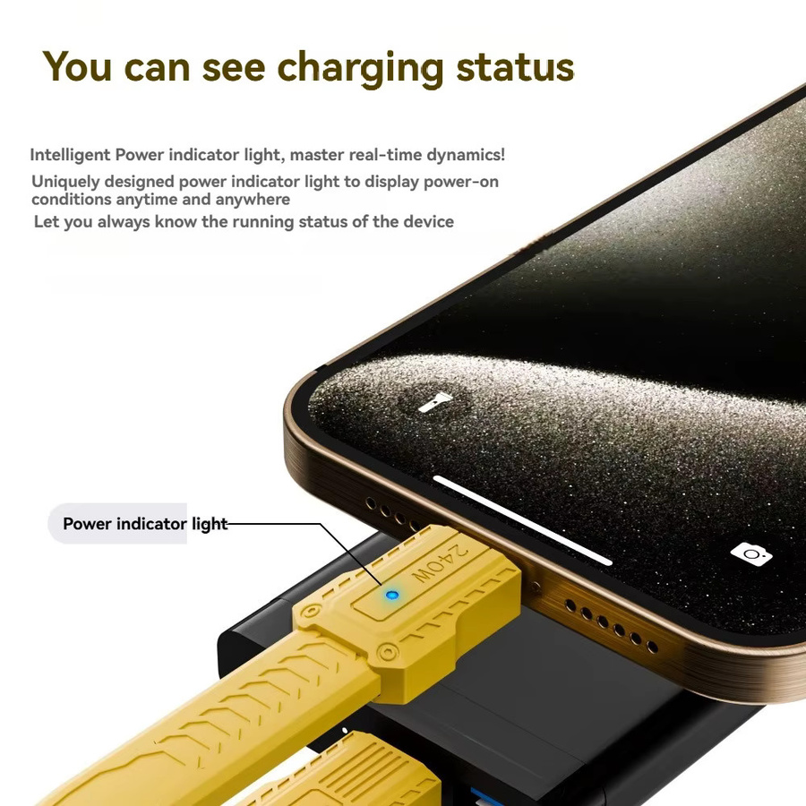 NNBILI USB 4 Kurzkabel als Schlüsselanhänger, USB-C auf Typ-C, 240W und 40Gbps, kompatibel mit Thunderbolt 3/4, iPhone 16 17 Pro und SSD, Farbe: Grau - Bild 3
