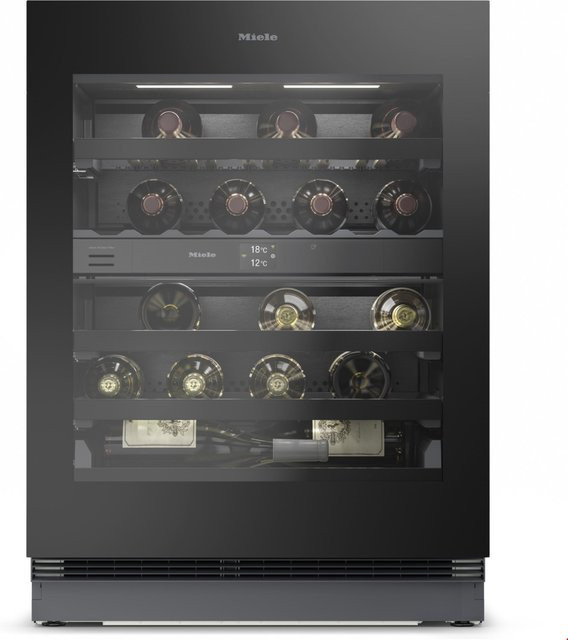 Miele Unterbau-Weintemperierschrank in Schwarz - Bild 1