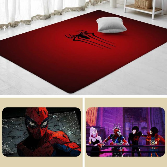 Mesuca Spider-Man Classic Antirutschmatte in Rot, rechteckige Fußmatte für Badezimmer und Eingangsbereich, B/T: 60 x 40 cm - Bild 1