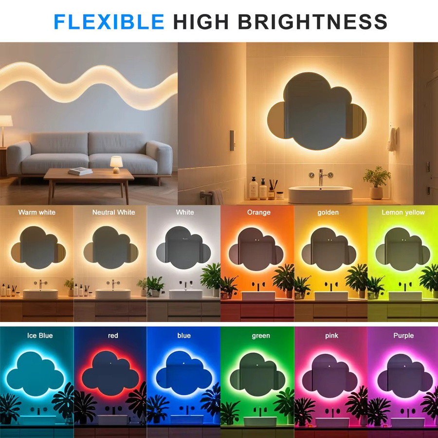 GAHADA LED-Streifen RGB SMD 2835 mit 120 LEDs/m, Breite: 5 mm - Bild 3
