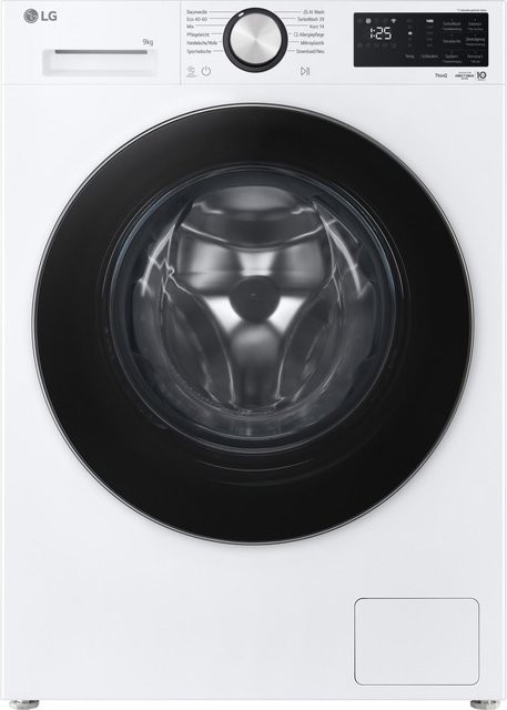 Samsung Waschmaschine F4WX7092W in Weiß mit 9 kg Kapazität, 1400 U/min Schleuderdrehzahl, Aquastop, Dampfprogrammen und Quick Wash, Freistehend, Frontlader - Bild 1
