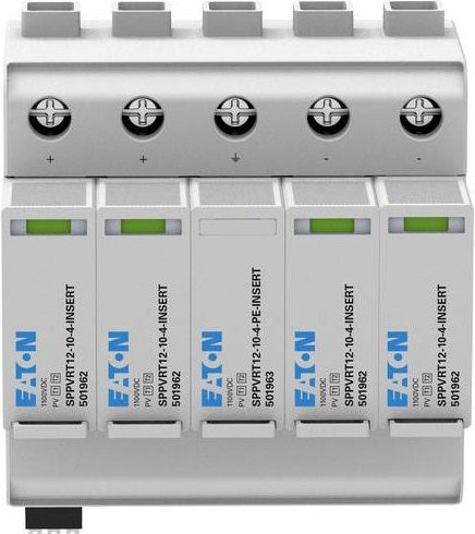 Eaton Überspannungsschutz-Modul SPPVRT12-10-4+PE+AX für Photovoltaik-Anlagen, Grau, 20 kA - Bild 1