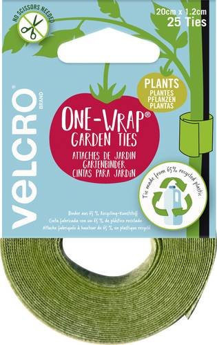 VELCRO Universal Klettband zum Bündeln von Pflanzen und im Garten, Grün, 25 Stück, Länge: 20 cm, Breite: 1,2 cm - Bild 1