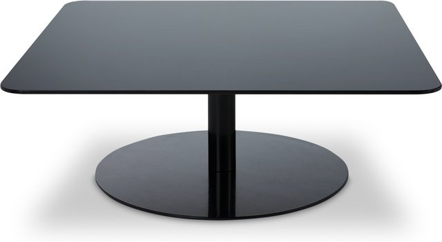 Tom Dixon Flash Tisch Viereckig in Schwarz und Silber mit Glas und Metall - Bild 1
