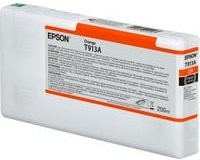 Epson T913A Original Tintenpatrone Orange 200 ml für SureColor SC-P5000 Serie - Bild 1