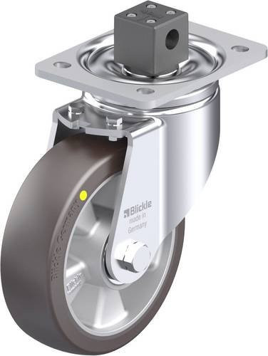 Blickle Stahlblech-Lenkrolle LH-ALST 160K-CS13-AS in Silber, Rad-Durchmesser: 16 cm, Tragfähigkeit: 580 kg - Bild 1