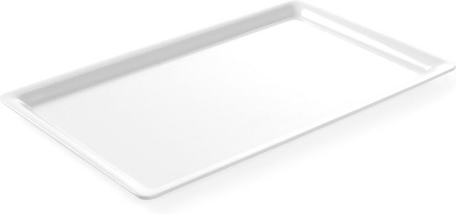 Hendi Melamin Buffet Präsentationsschale GN1/4, weiß, Höhe: 20 mm - Bild 1