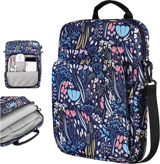 Schultertasche für MacBook Air 13 Zoll und iPad Pro/Air in Blau - Bild 1