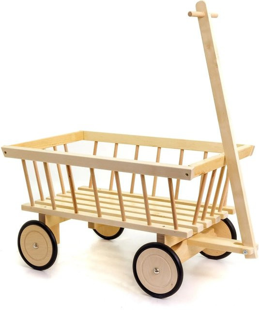 HolzFee Handwagen Hawa 70-3-N Leiterwagen aus Buche ab 3 Jahren - Bild 1