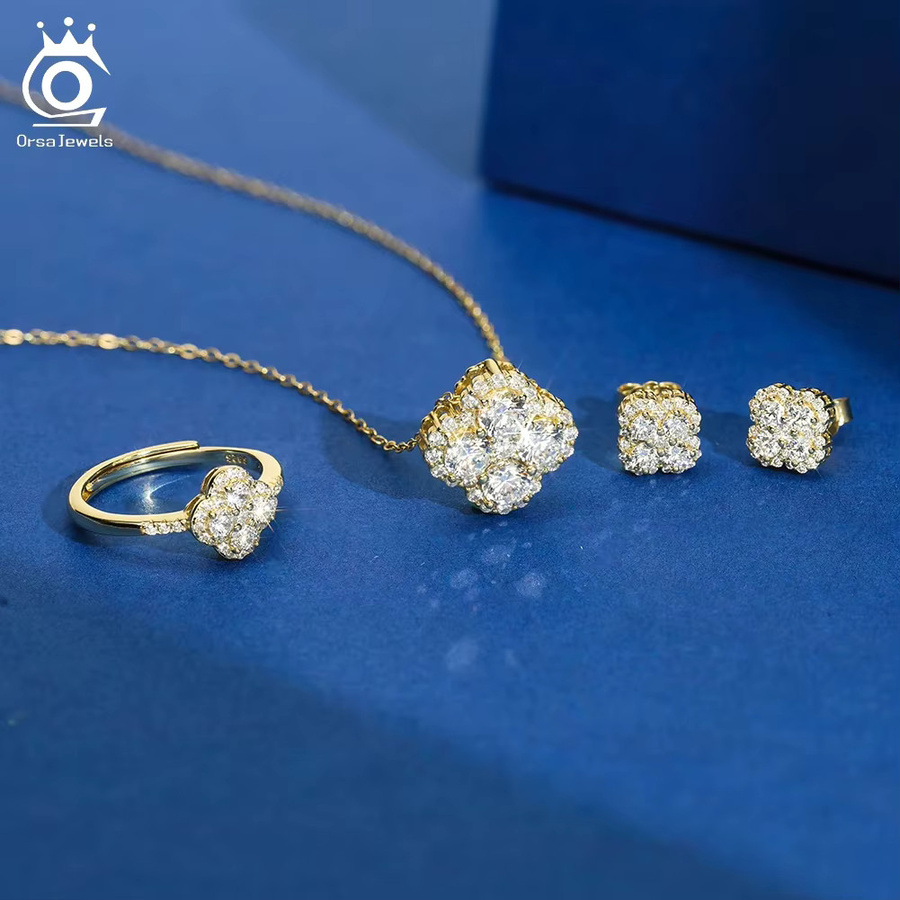 ORSA JEWELS Anhänger-Halskette 925 Silber, Zirkonia, Damen - Bild 2