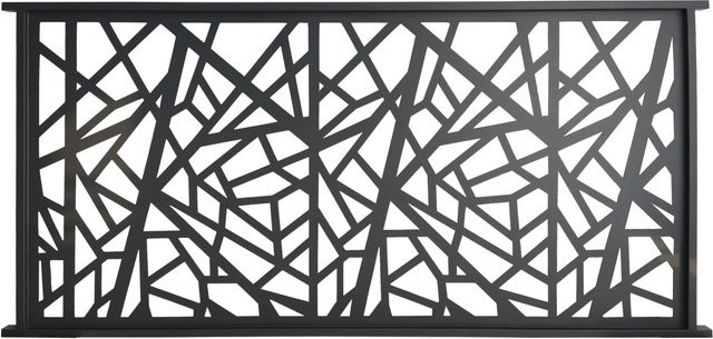 Aluminiumzaun Amsterdam Zaunmatte pulverbeschichtet Anthrazit B/H: 200 x 100 cm - Bild 1