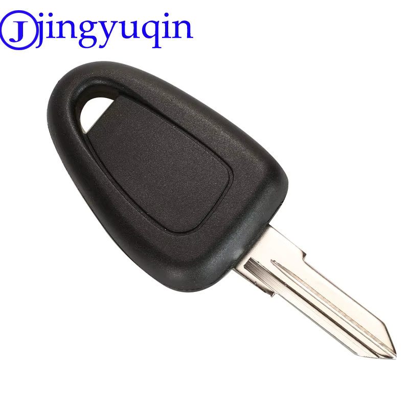 Jingyuqin Ersatzgehäuse für Fiat Iveco Transponder Auto Schlüssel mit Fernbedienung, Farbe: Schwarz, GT15R Blank Blatt FOB Fall Zubehör - Bild 2