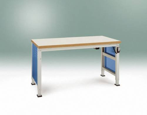 Manuflex ZB3335.5007 Seitenblende für PROFI Spezial und Ergo Werkbänke, Blau, B/H: 49,2 x 62,4 cm, für Tischtiefe 700 mm - Bild 1