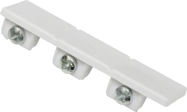 Gardinia Endstück für 3-läufige Flächenvorhangschienen, Weiß, 2er Pack - Bild 1