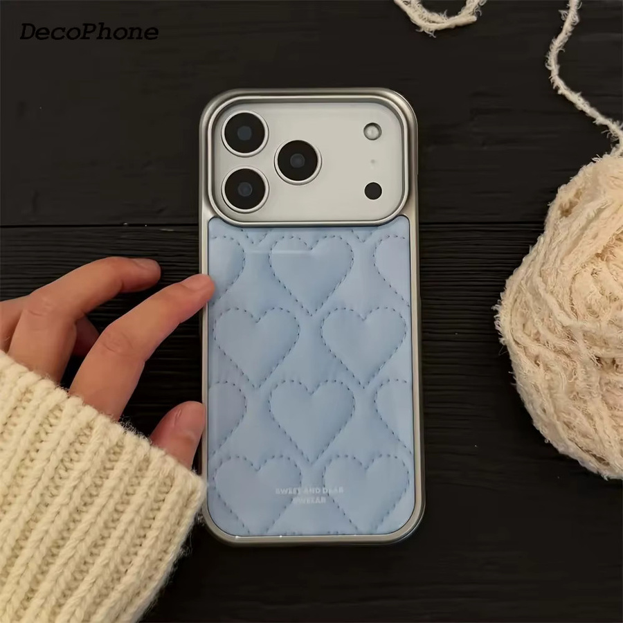 Clmj Herzförmige Handyhülle für iPhone 11 bis iPhone 17 Pro Max, transparente weiche Rückseiten-Abdeckung - Bild 3