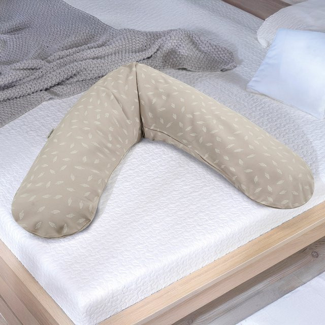 Theraline Original Stillkissen in Beige mit abnehmbarem Baumwollbezug, Breite: 190 cm - Bild 1