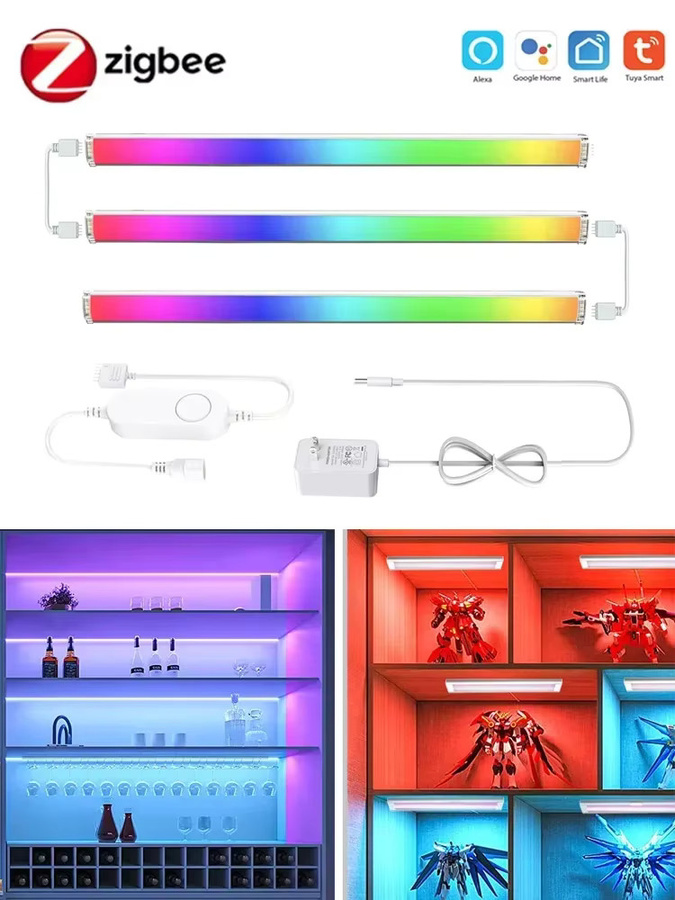 YSRSAI Zigbee 3.0 Smart LED RGB Controller für Unterbauleuchten, dimmbar, Multicolor, kompatibel mit Alexa, ideal für Küche, Schlafzimmer und Kleiderschrank - Bild 6