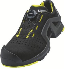 Uvex Halbschuhe Support S1P Schwarz Gelb Weite 10 Größe 46 - Bild 1