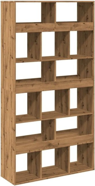 vidaXL Raumteiler Regal in Artisan-Eiche, B/T/H: 100 x 33 x 187,5 cm - Bild 1