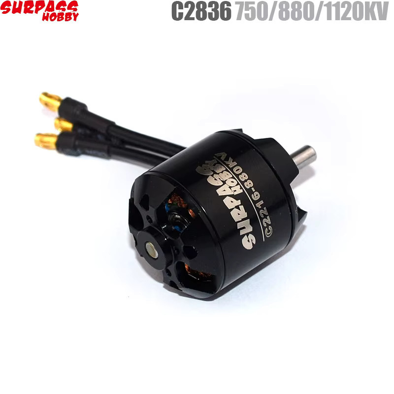 SURPASS HOBBY 2216 Motor C2836, bürstenloser Motor für RC-Flugzeuge - Bild 2